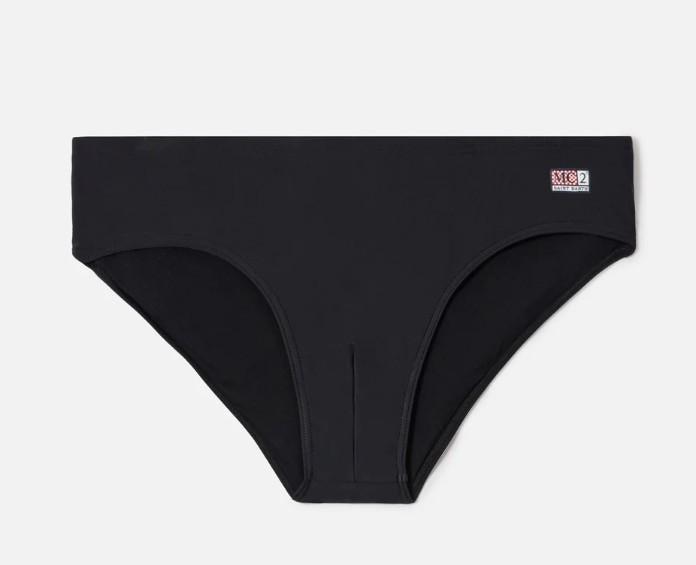 Slip mare Cayo nero tinta unita CAYO001 00208L MC2 SAINT BARTH 