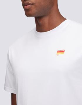 T-shirt con ricamo tricolore M666TEJS800 00601 SUNDEK 