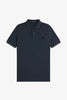 Double-striped polo shirt