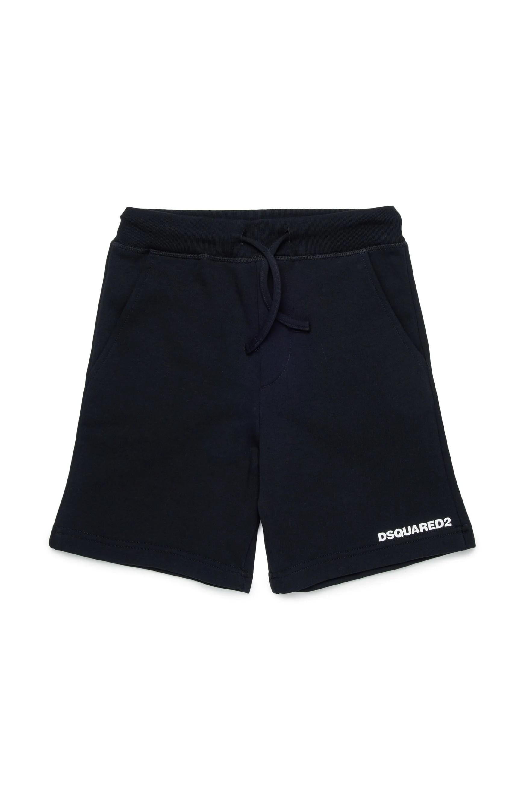 Shorts in felpa con logo DQ2738D0094 DQ900 DSQUARED2 