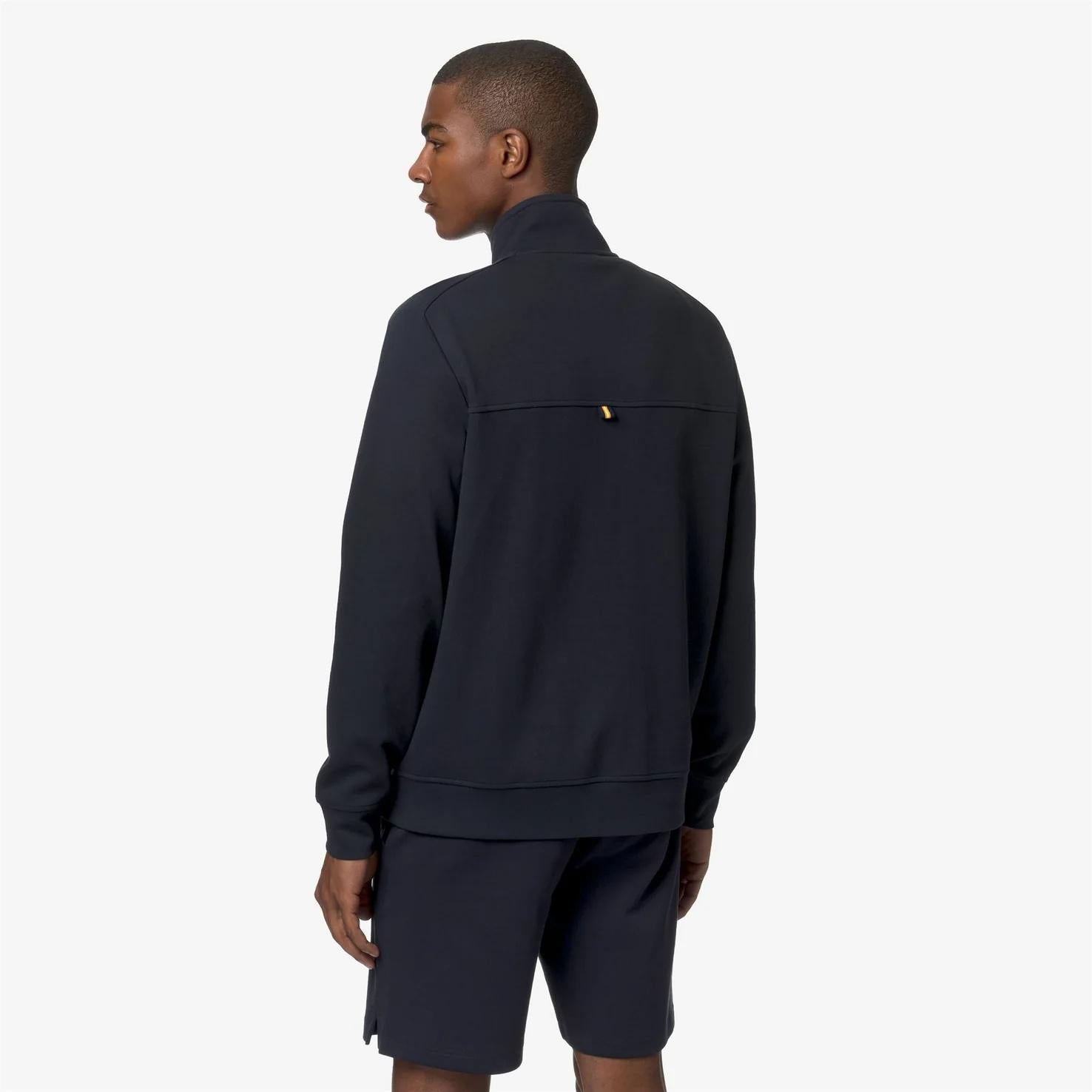 Giacca in pile athleisure da uomo blu K81369W K89 K-WAY 