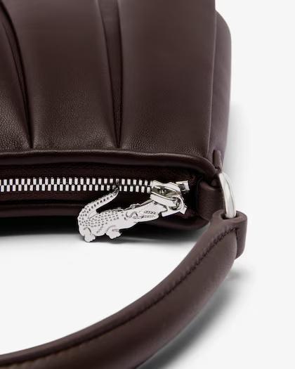 Borsa piccola in pelle Lenglen coffee bean NU5011 R29 LACOSTE ACCESSORI 