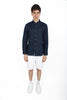 Camicia in lino Slim Fit blu navy newport