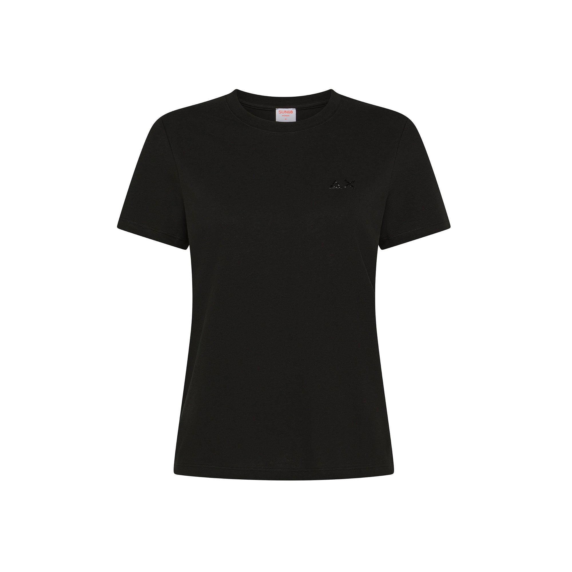 T-shirt in piquet di cotone T35237 11 SUN68 