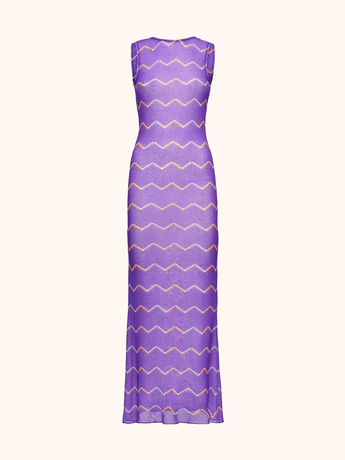 Vestito lungo Donna Me fui Fantasia MF26SW0507X 33 ME FUI 
