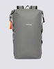 Backpack with welded zip and adjustable padded handles