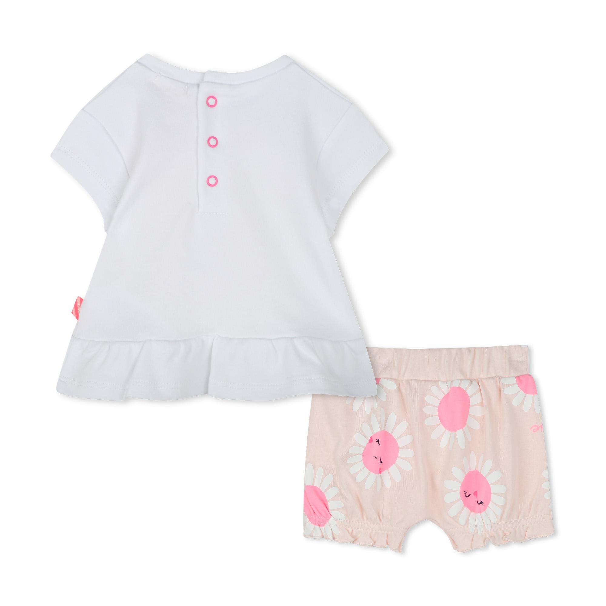 Completo t-shirt e shorts U21081 N34 BILLIEBLUSH 
