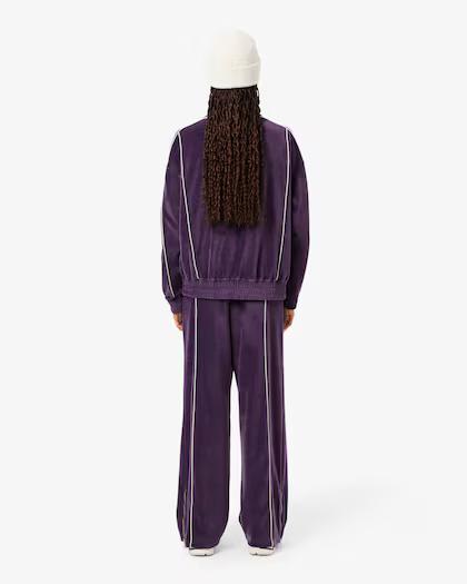 Pantaloni della tuta in velluto con bordo XF5273 ZSV LACOSTE 