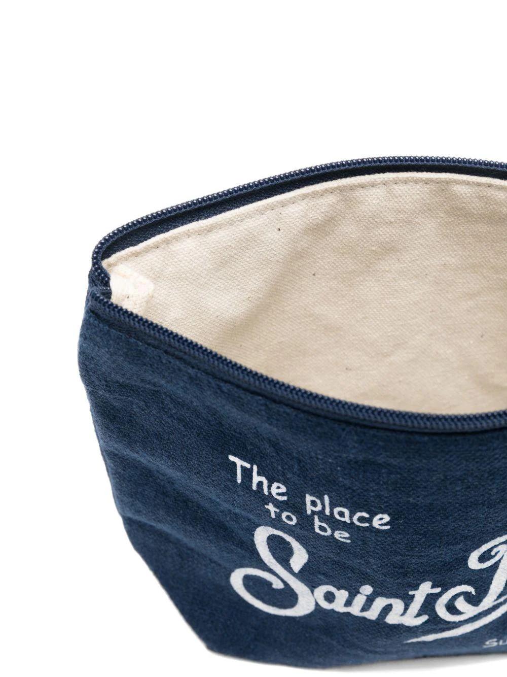 Pochette in tessuto con zip ALI0004 00119L MC2 SAINT BARTH 