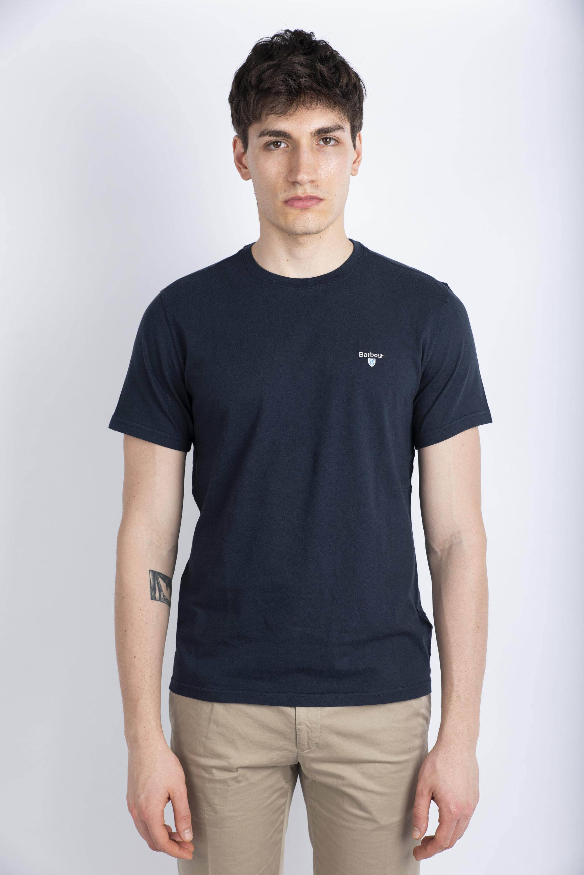T-Shirt sportiva Tartan New Navy Barbour MTS0670 NY31 BARBOUR 
