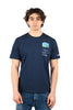 T-shirt Austin blu con ricamo I Found My Gin In Portofino | Special Edition