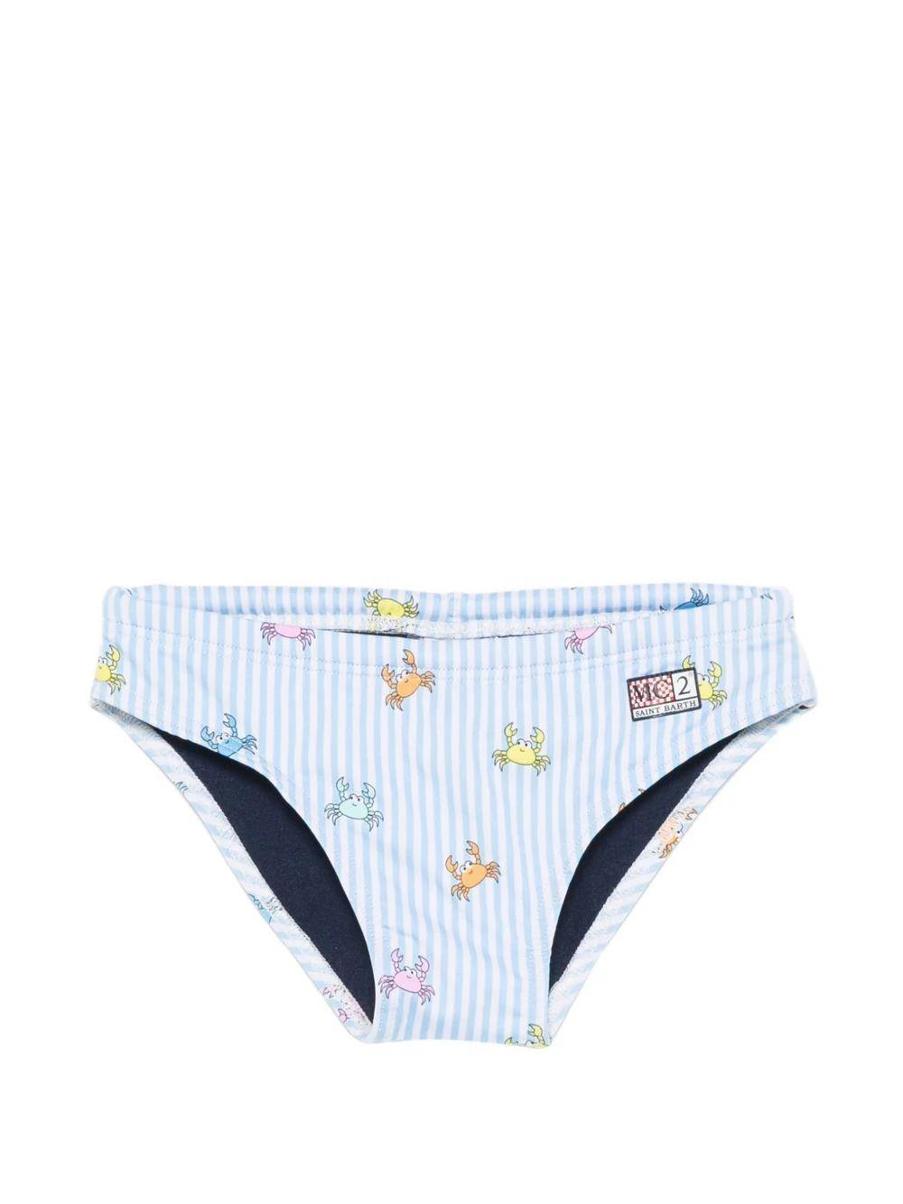 Costume con stampa granchio all over BIL0001 01081L MC2 SAINT BARTH 