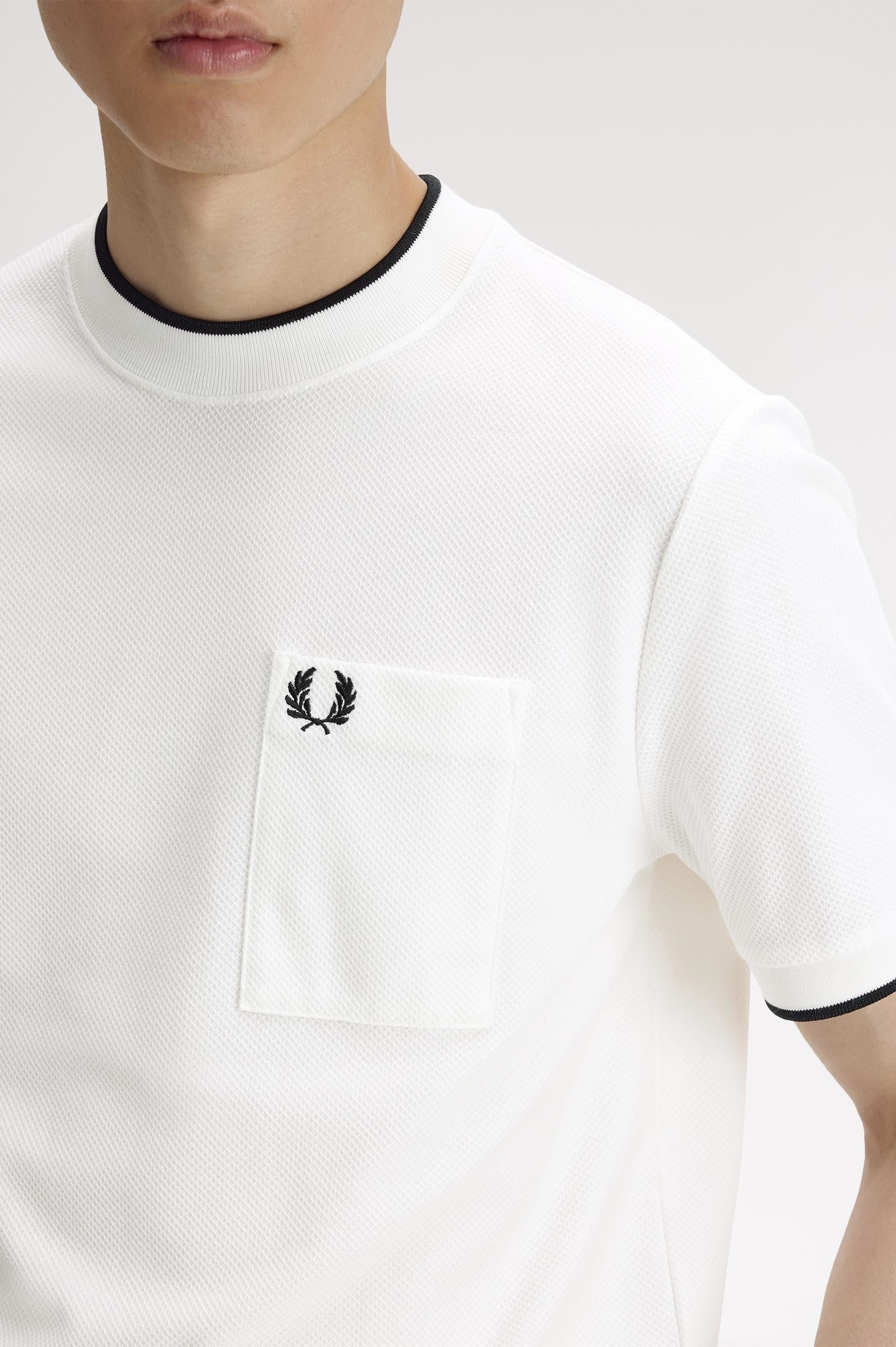 T-shirt con logo M239557 129 FRED PERRY 