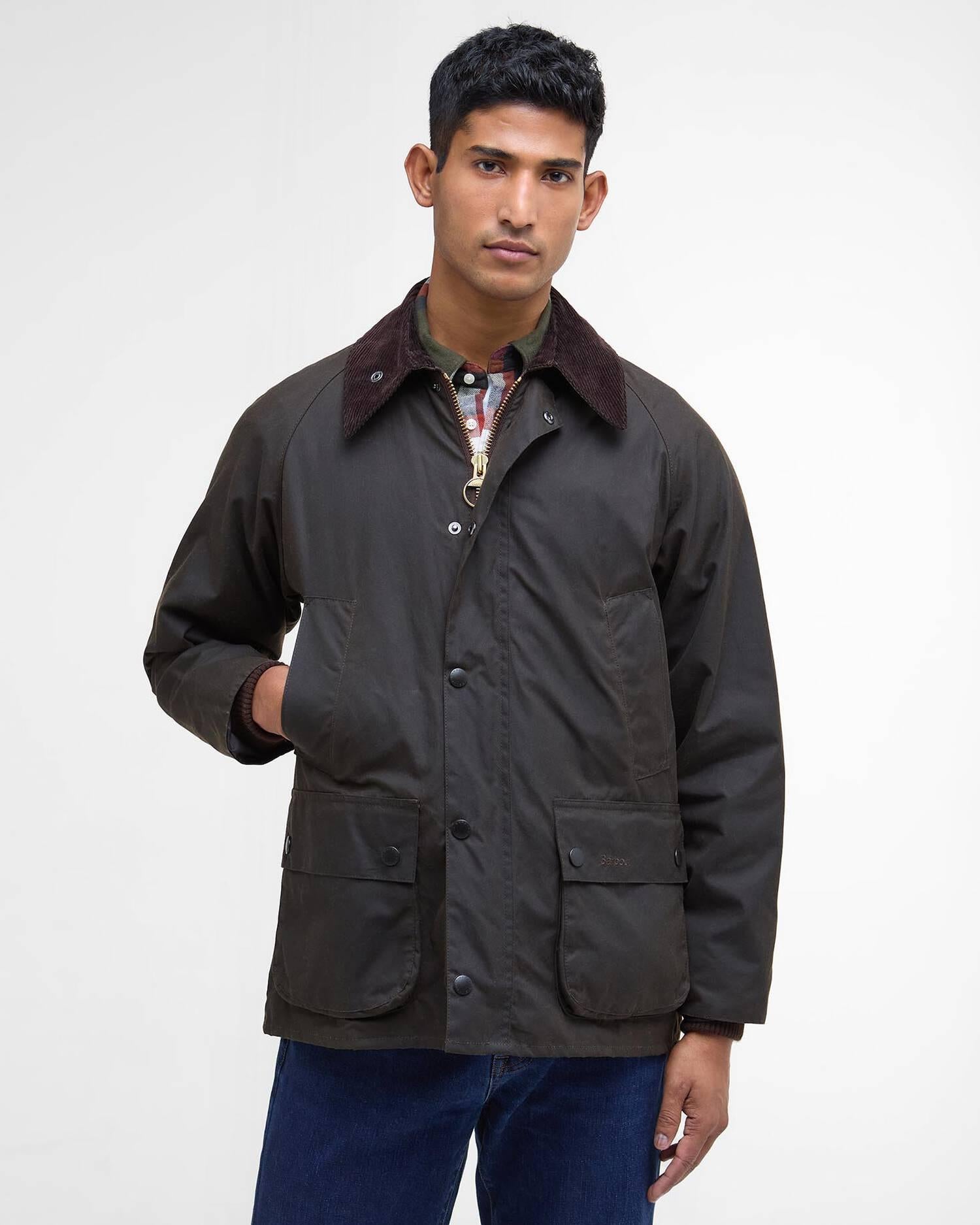 Giacca classica cerata Bedale MWX0010 OL71 BARBOUR 