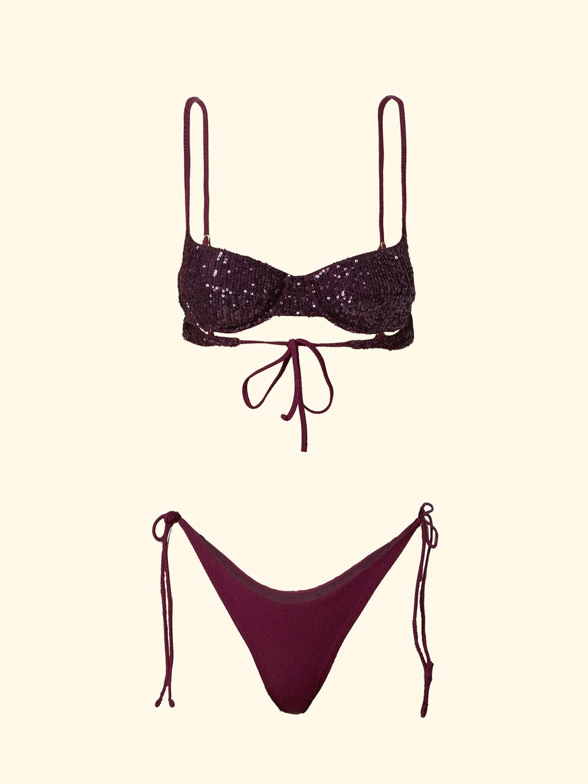Bikini donna bordeaux FK26SW0601 BD F**K 