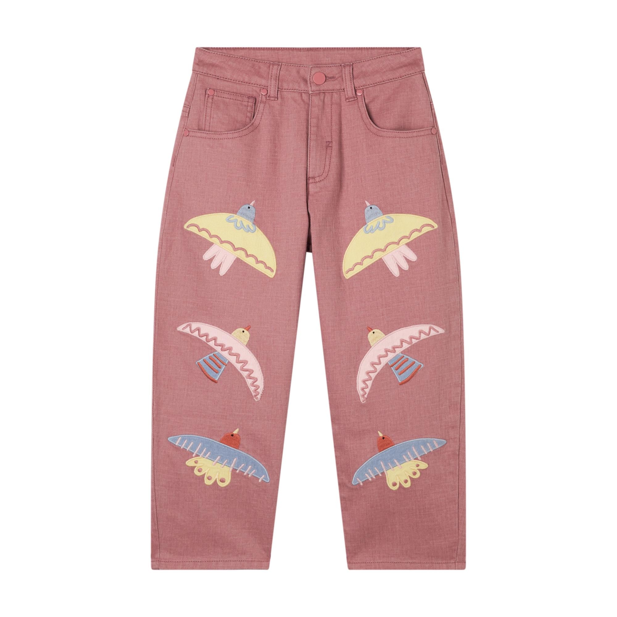 Jeans in Denim con Ricamo Colomba TX6B10Z0156 51I STELLA MCCARTNEY 