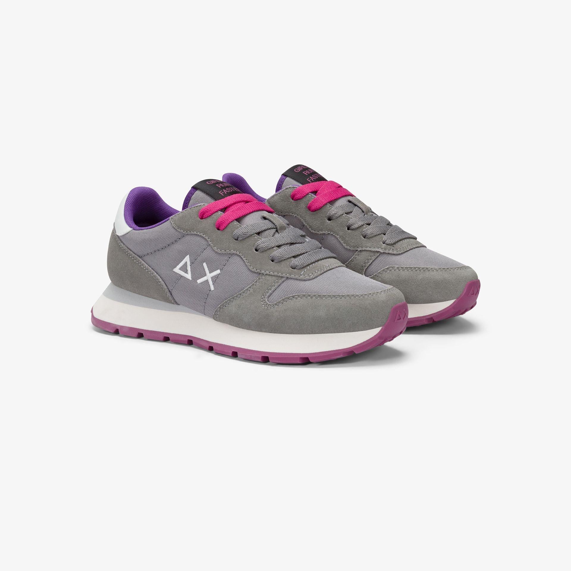 Sneaker Ally Solid in nylon e suede Z45201 34 SUN68 SHOES 