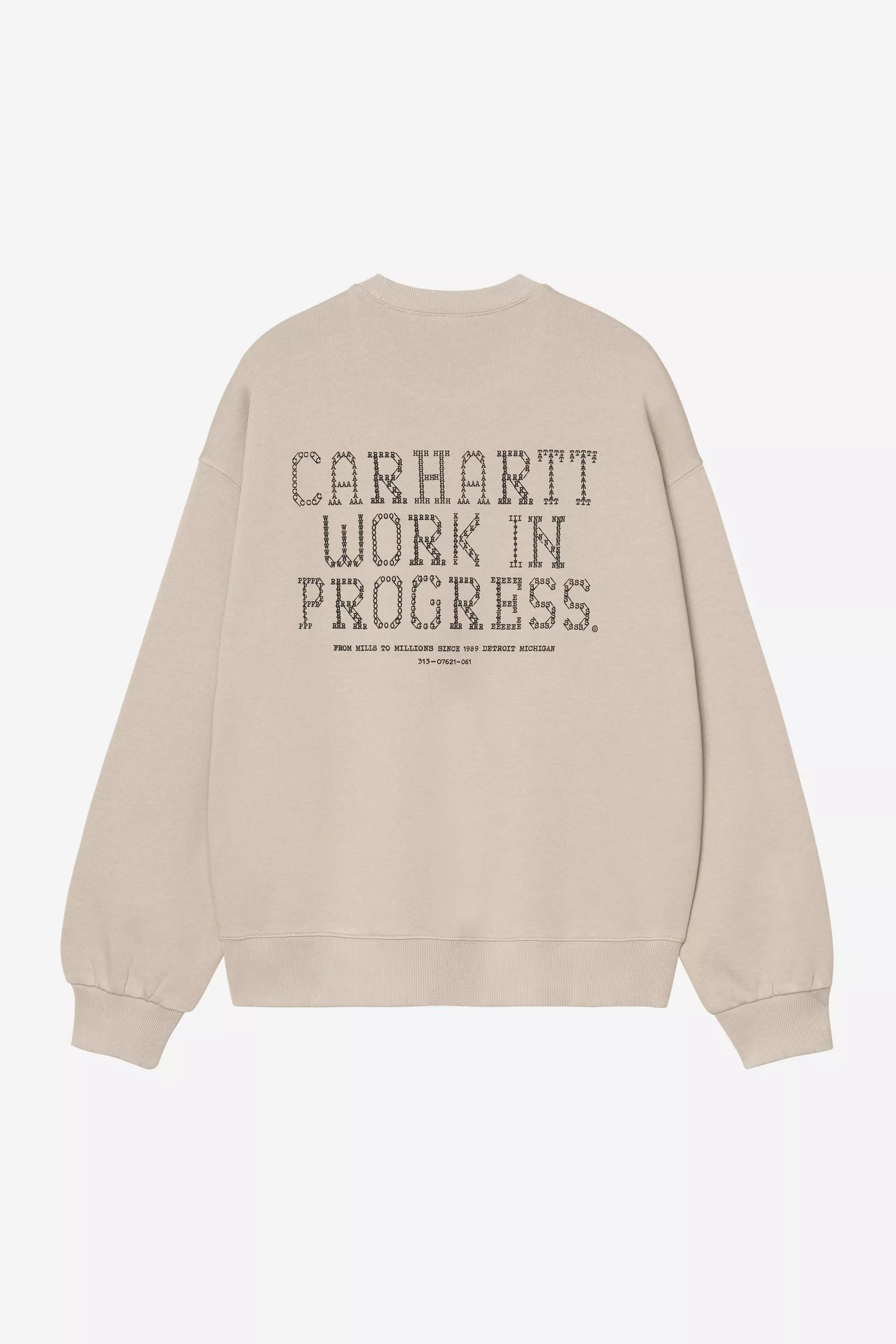 Punched Sweatshirt I036039 3GEXX CARHARTT WIP 