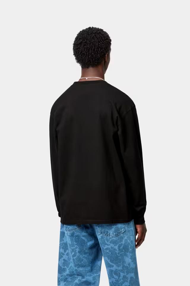 L/S American Script T-Shirt I029955 89XX CARHARTT WIP 