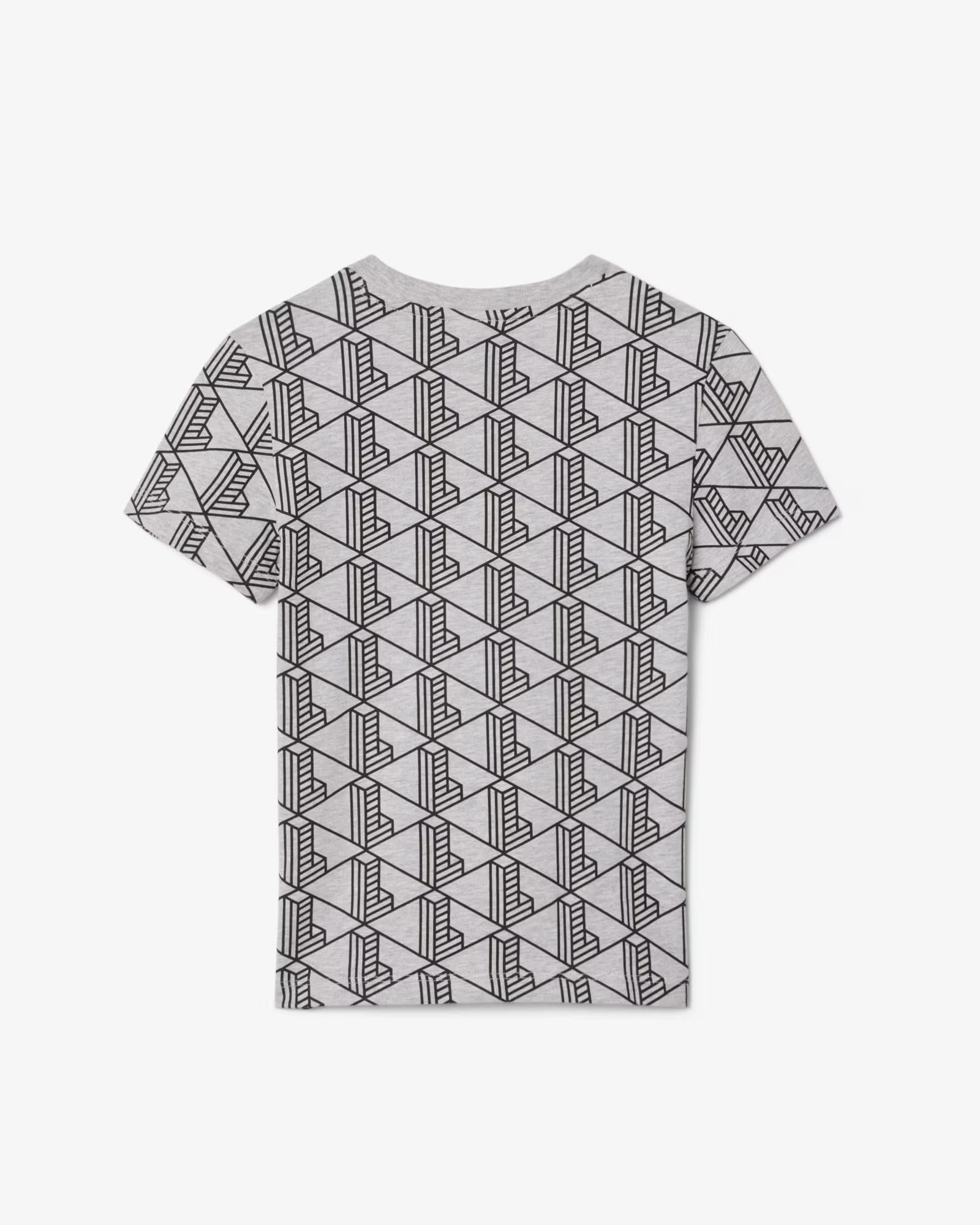 T-shirt con stampa monogramma TJ8411 80PA LACOSTE 