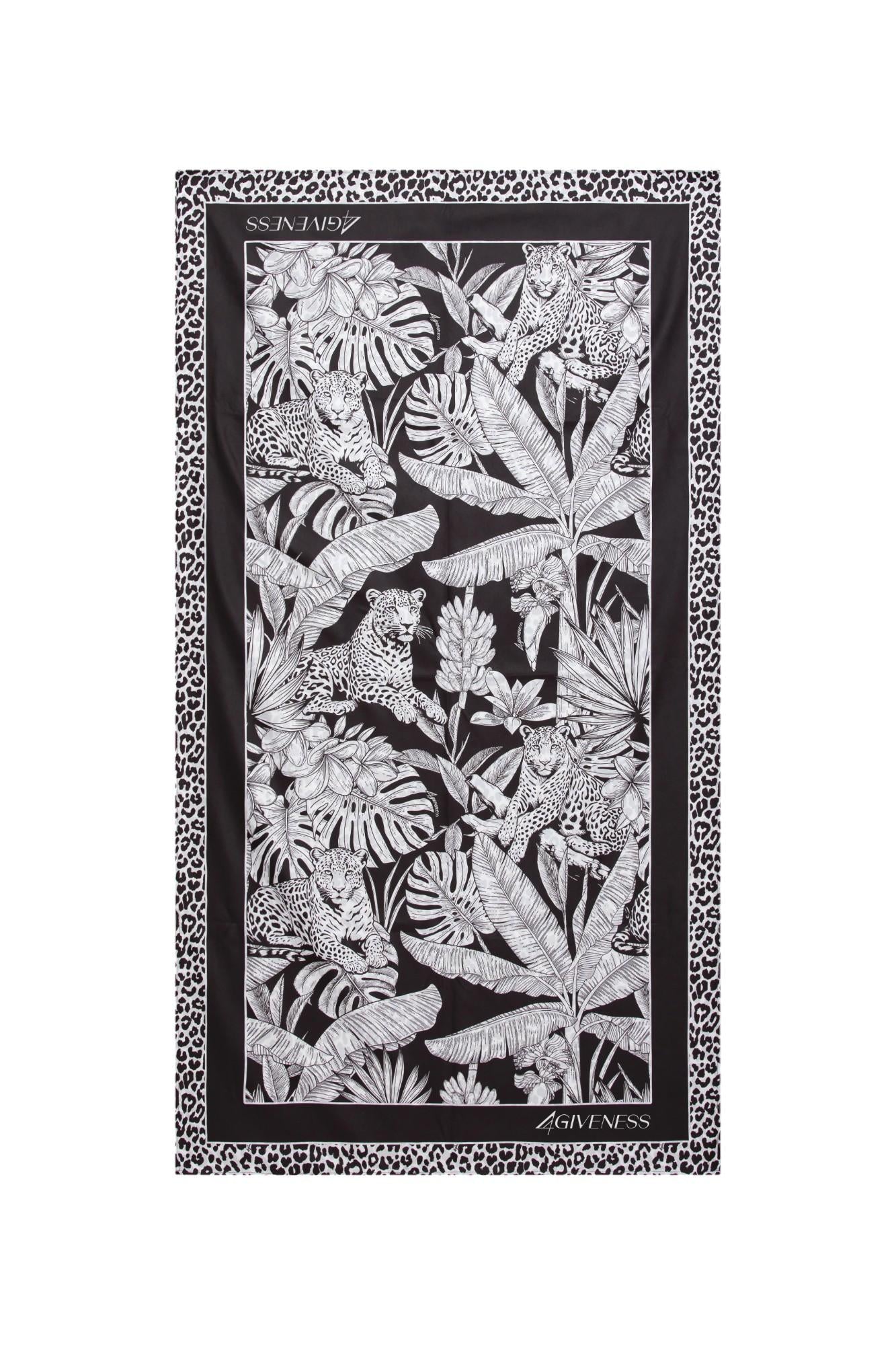 Telo mare in microfibra blac&white 125WACTE4899 200 4GIVENESS 