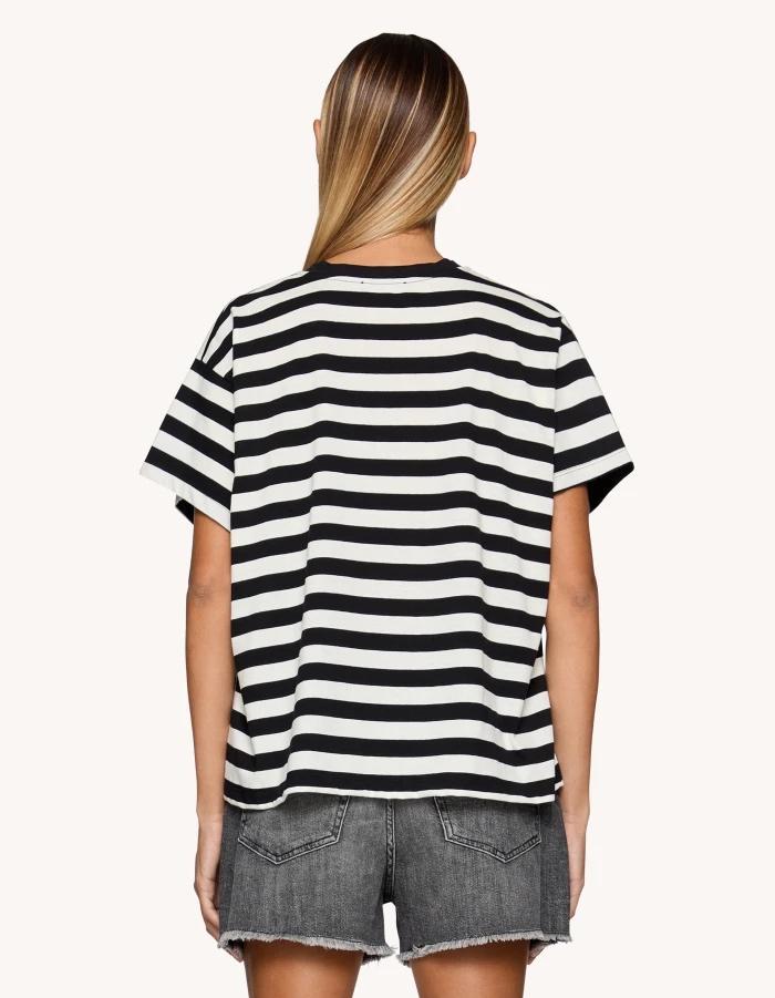 T-shirt scollo a V regular DS030JF0357DIY3 107 DONDUP 