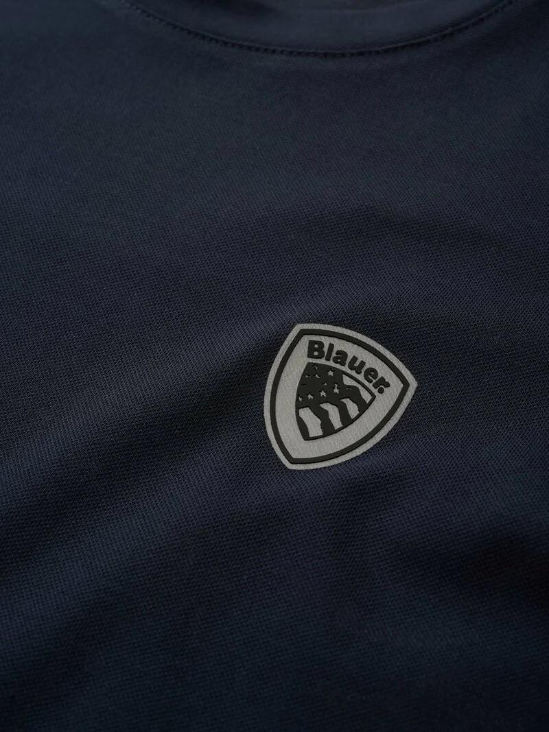 T-shirt scudo cangiante Jan 26SBLUH02065 888 BLAUER 