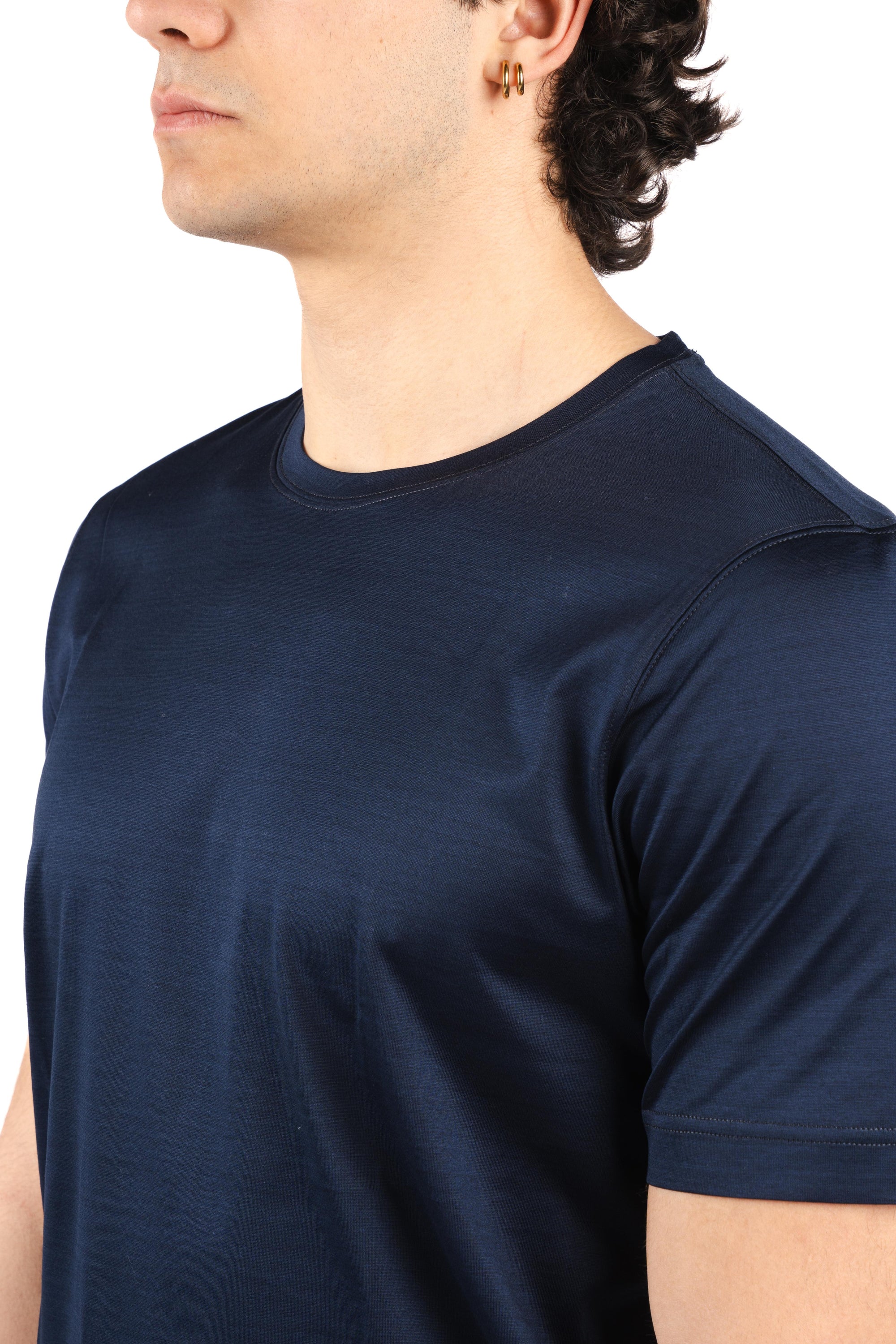 T-shirt in jersey di cotone 60133/74002 598 GRAN SASSO 