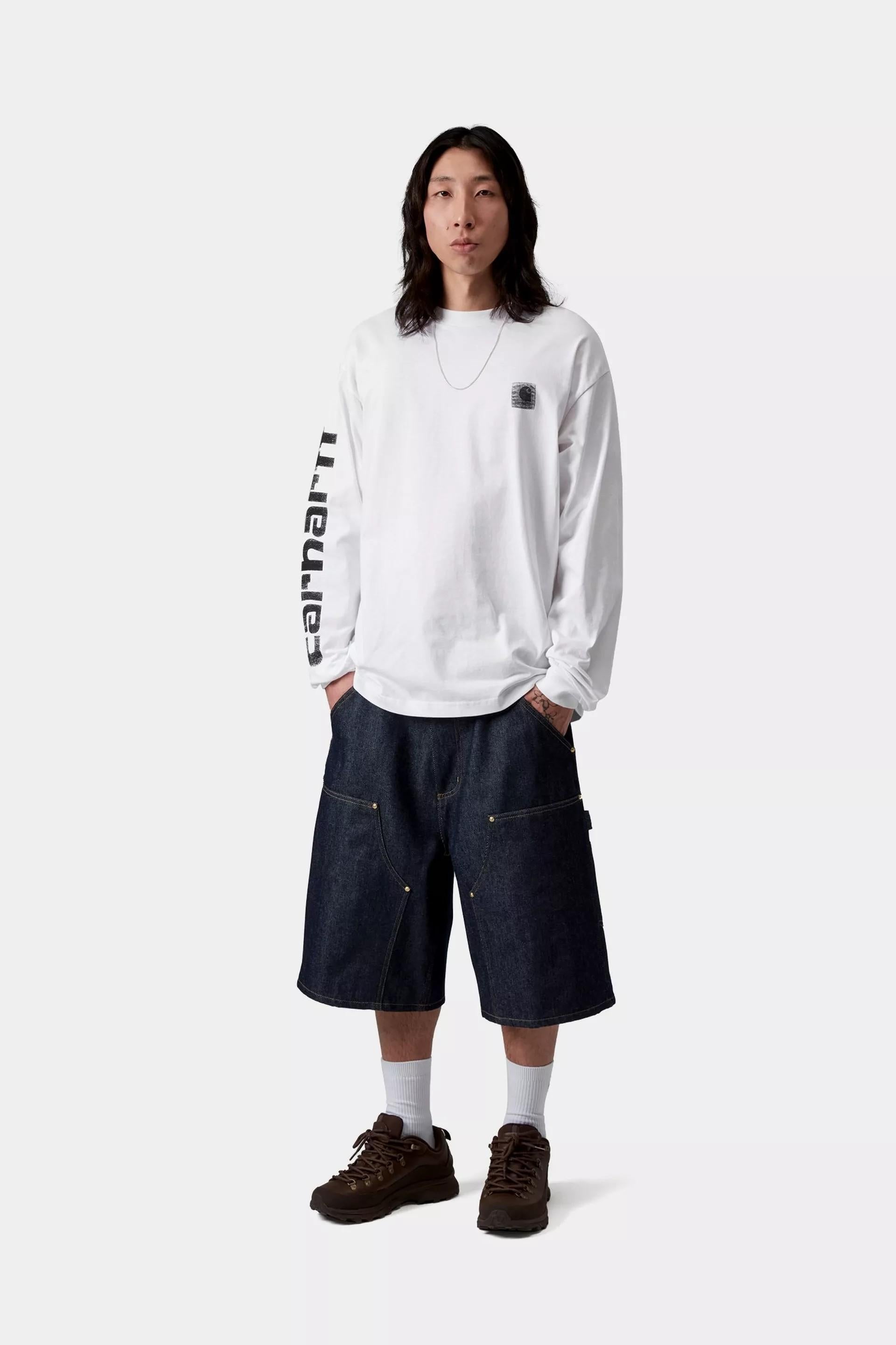 L/S Archive Script T-Shirt I036002 02XX CARHARTT WIP 