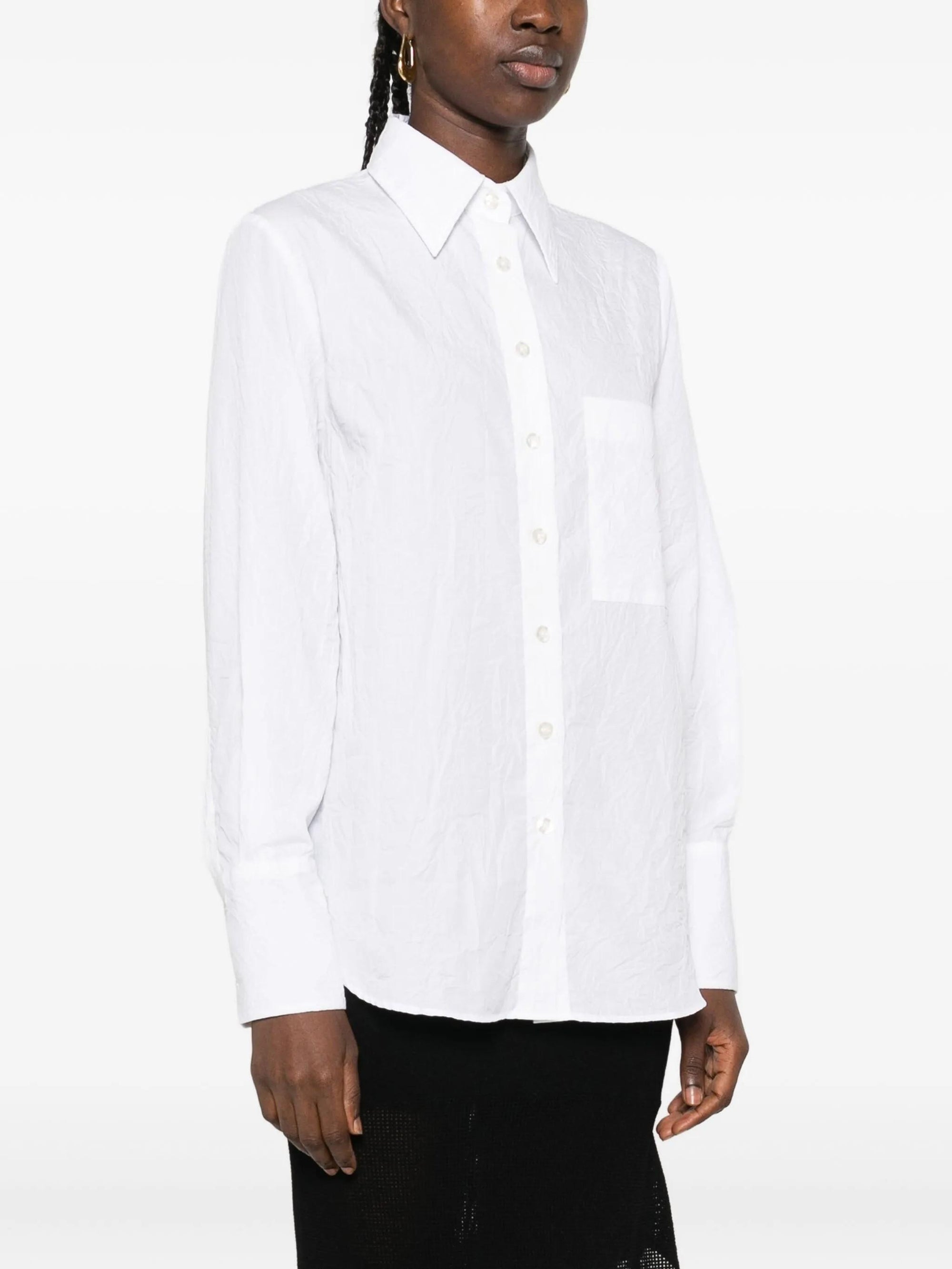 Camicia Ripple in Popeline Crinckle AMD164CN41XX C0069 AMISH 