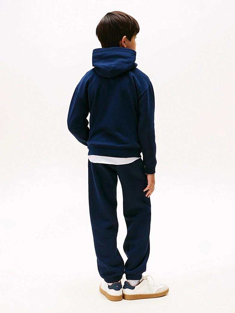 Felpa con cappuccio e bandiera iconica KB0KB10112T C1G TOMMY HILFIGER 