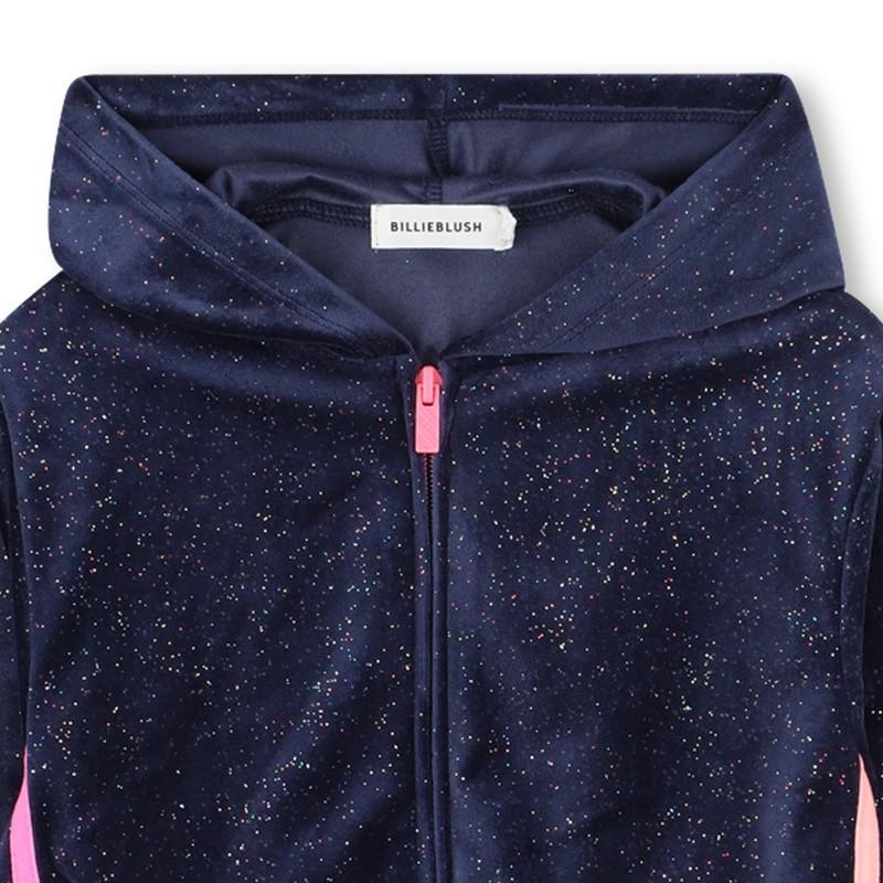 Cardigan in velluto lucido U21365 85TA BILLIEBLUSH 