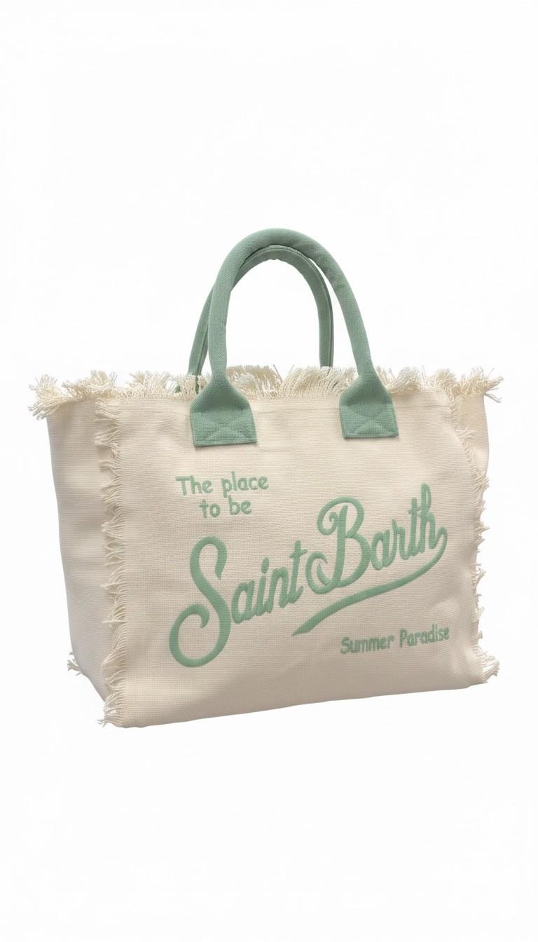 Borsa a spalla Vanity in canvas VANI001 09481L MC2 SAINT BARTH 