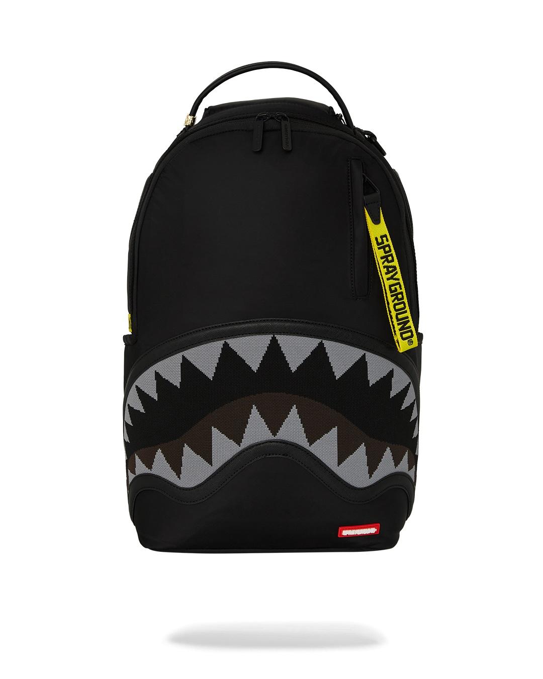 Zaino shark central yellow tape 910B7736 NSZ SPRAYGROUND 