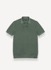 Fine knit polo shirt