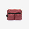 Beauty Case da viaggio rosso con design impermeabile