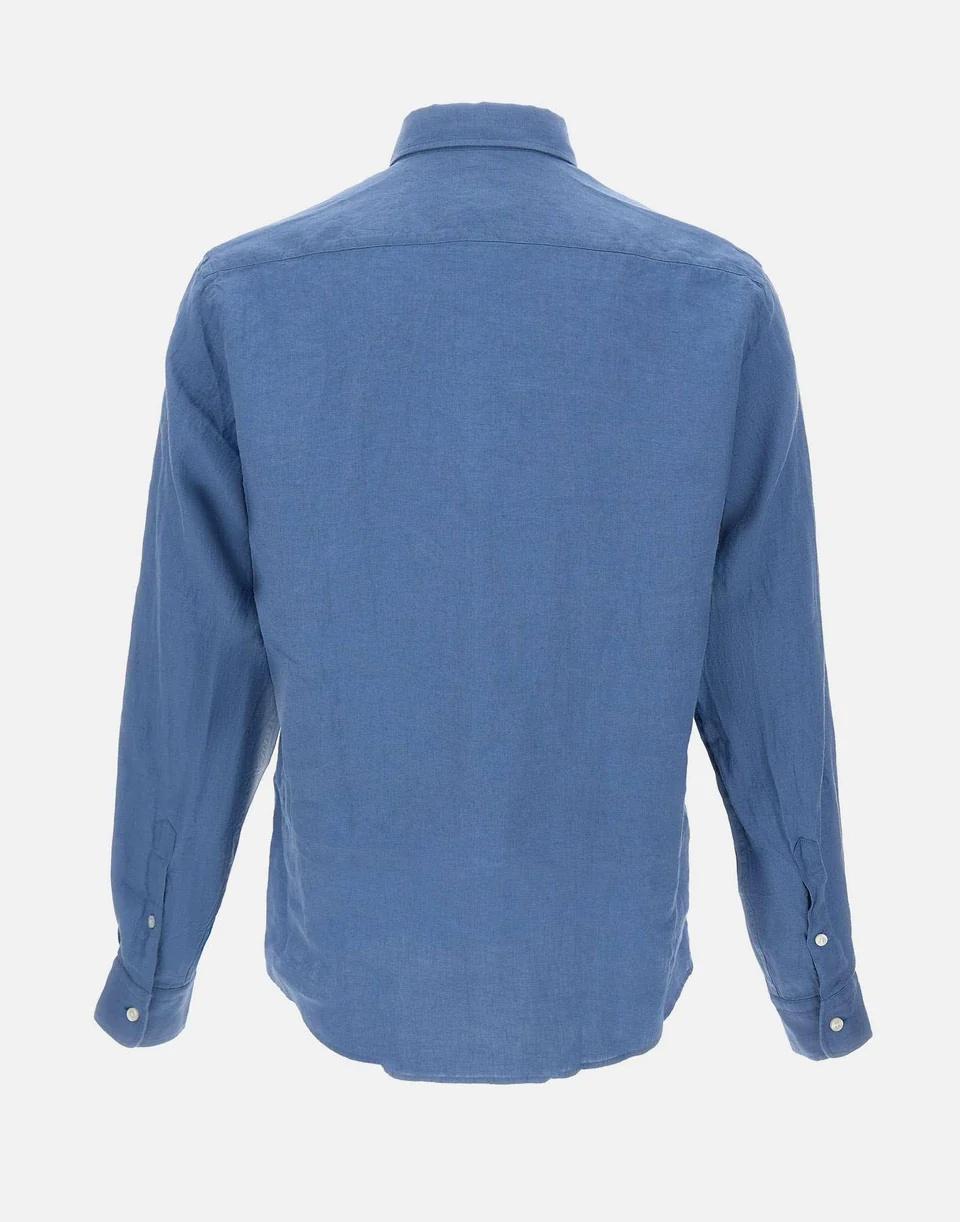 Camicia Liam in lino 50556077 459 BOSS 