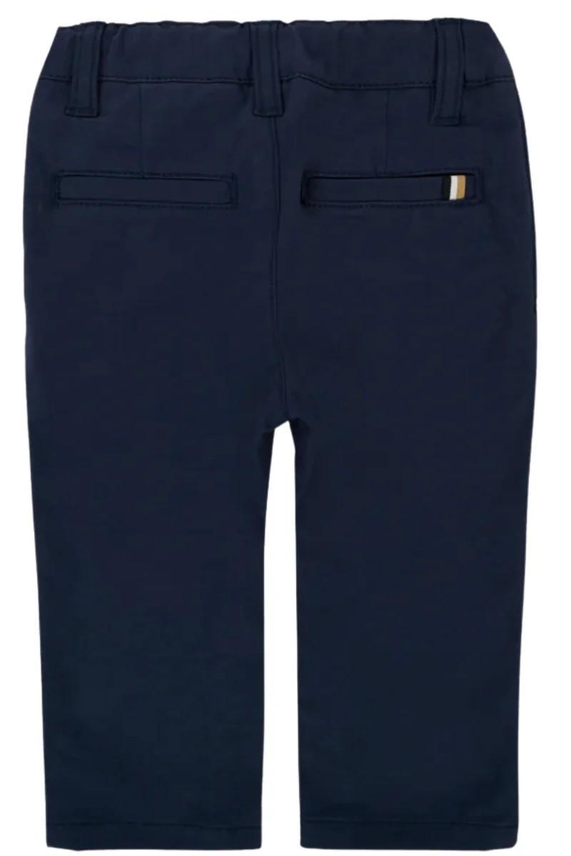 Pantaloni in cotone con patch a contrasto sul retro J52705 269A BOSS 