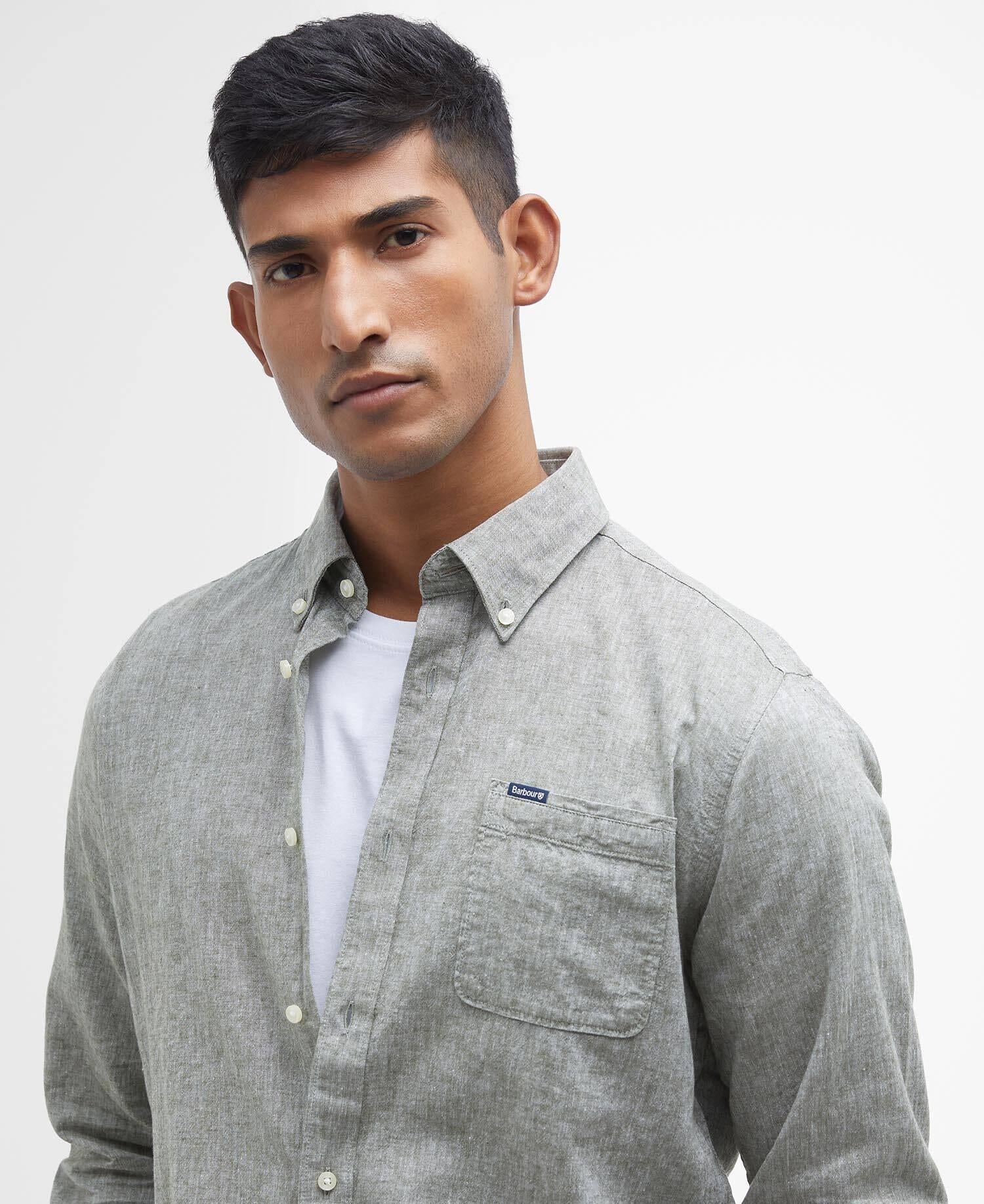 Camicia sartoriale Nelson MSH5090 OL31 BARBOUR 
