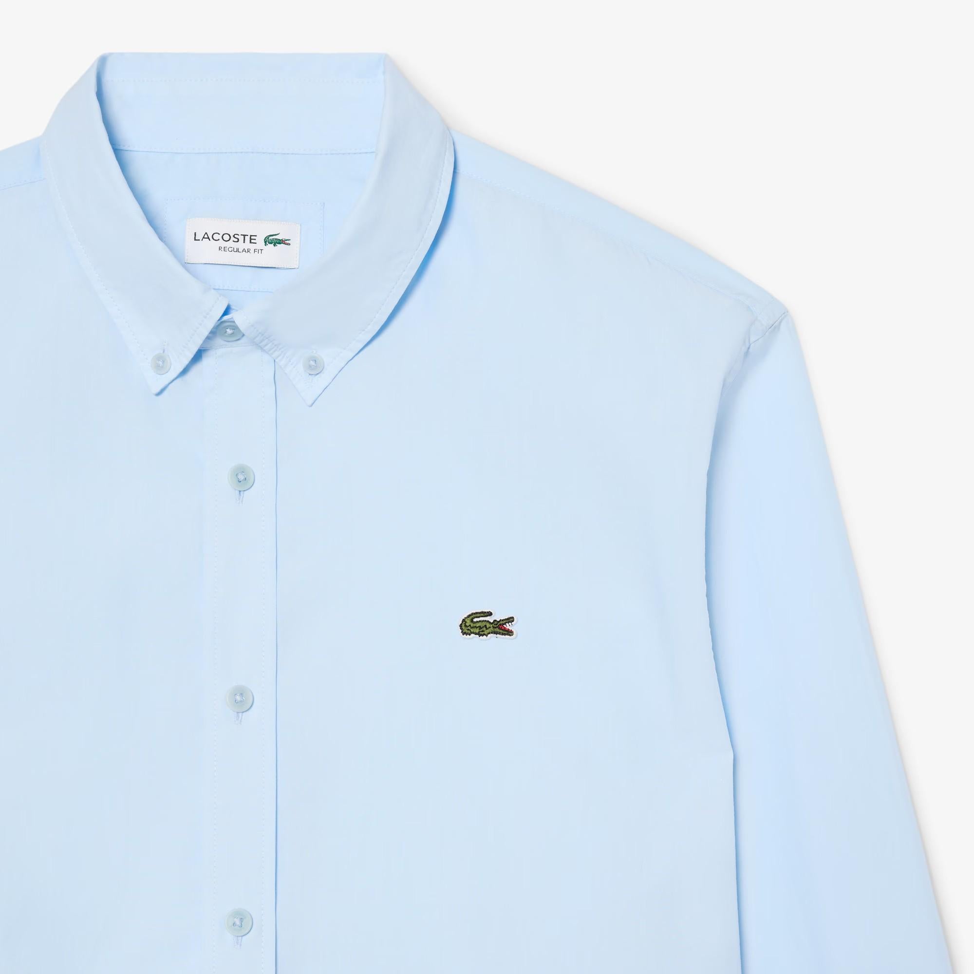 Camicia regular fit in popeline elasticizzato CH2316 T01 LACOSTE 