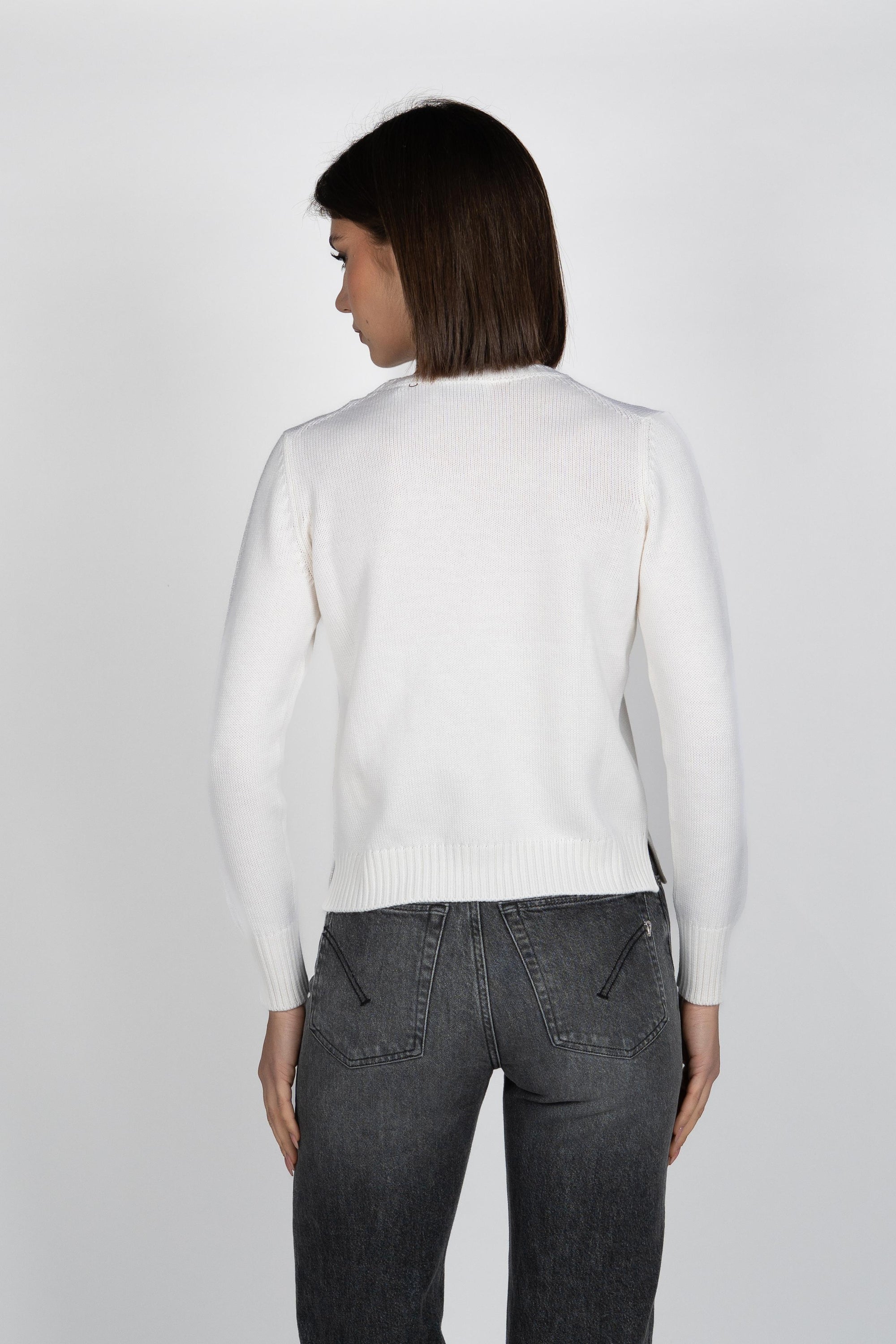 Girocollo 3 fili in Lana Merino 13207/14200 001 GRAN SASSO 