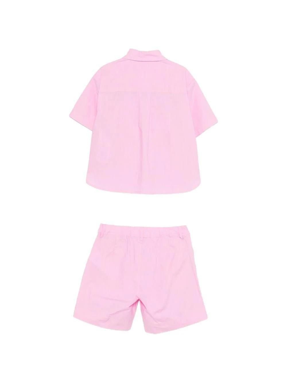 Set camicia e shorts con motivo Teddy Bear HDG01LLLA10 51473A MOSCHINO KID 