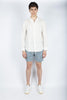 Camicia Cuba in lino bianco