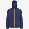 Giacca blu unisex ripiegabile