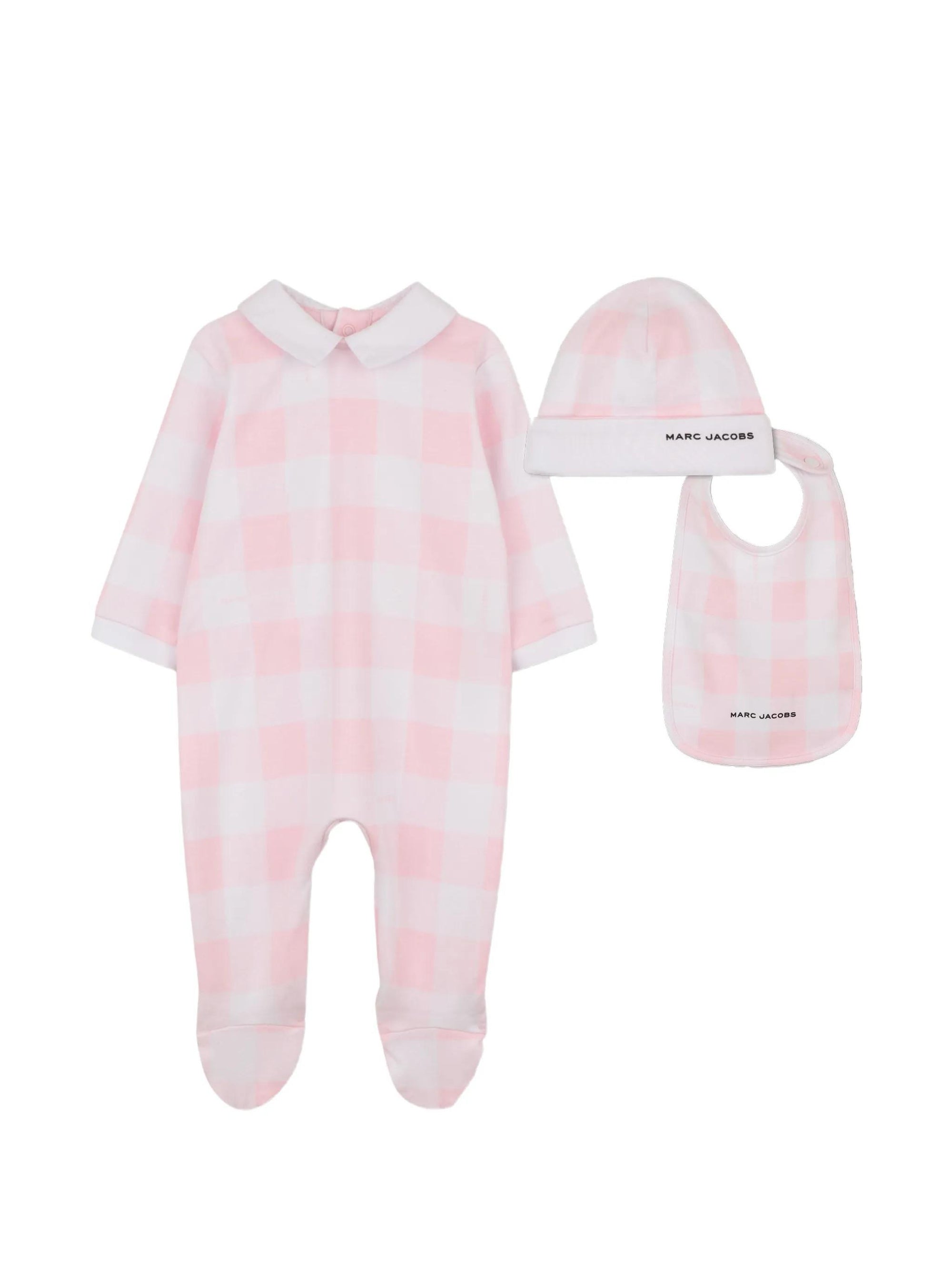 Set pigiama con colletto e motivo a quadri W60814A 475 MARC JACOBS 