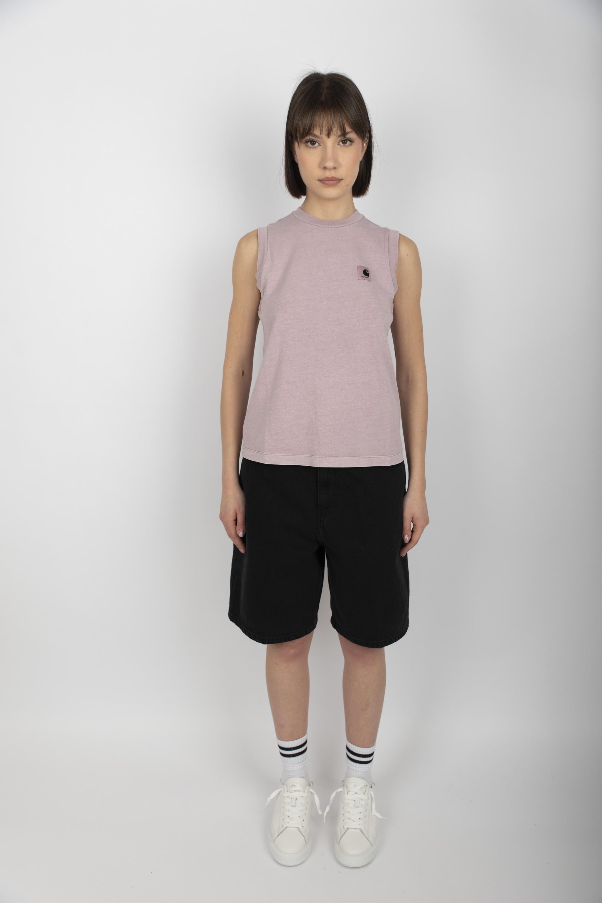 Maglia Women's Nelson A-Shirt hortensia garment dyed  I034514 2P8GD CARHARTT WIP 