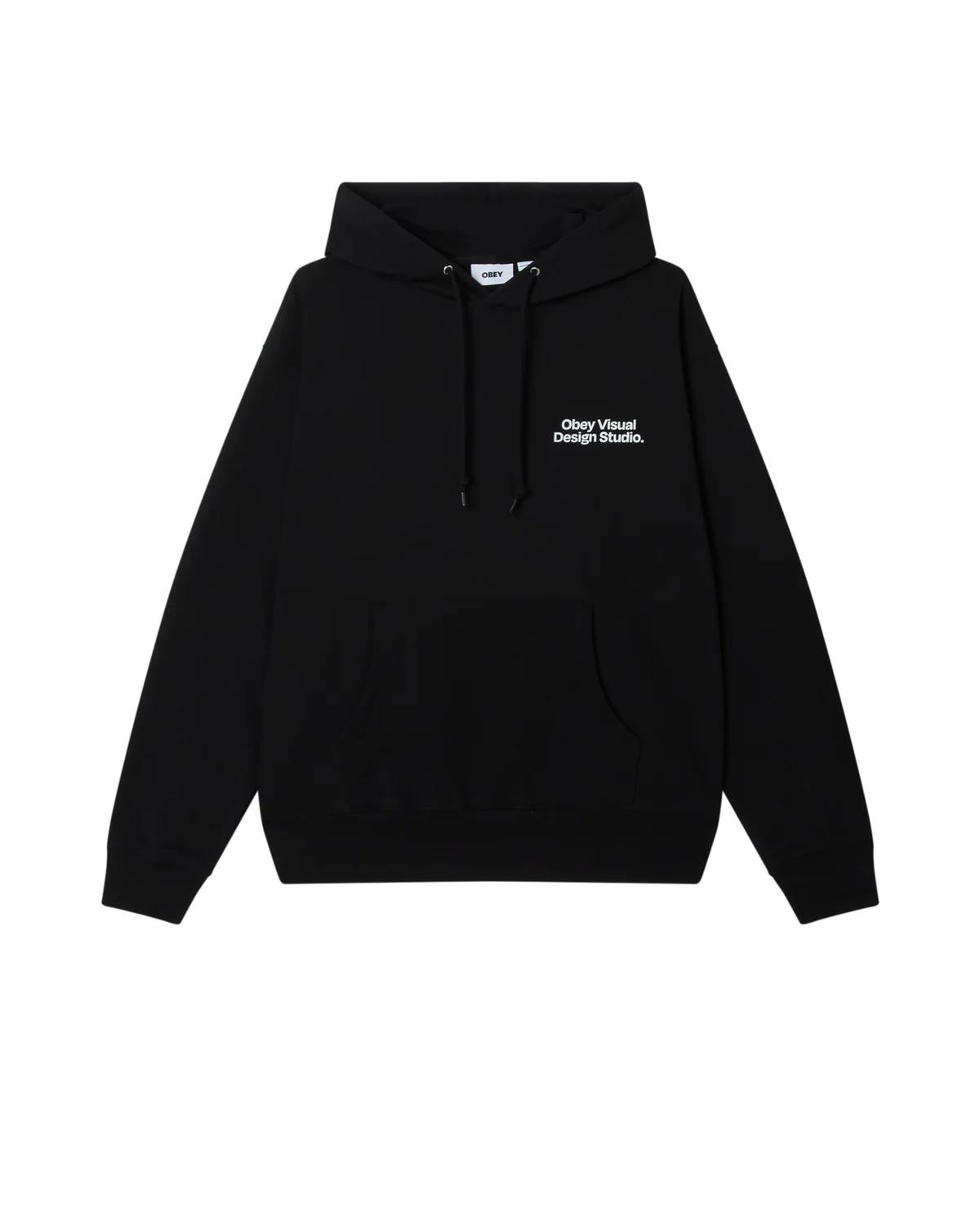 Visual design studio pullover 118224305 BLK OBEY 