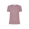 T-shirt in lino e cotone a righe