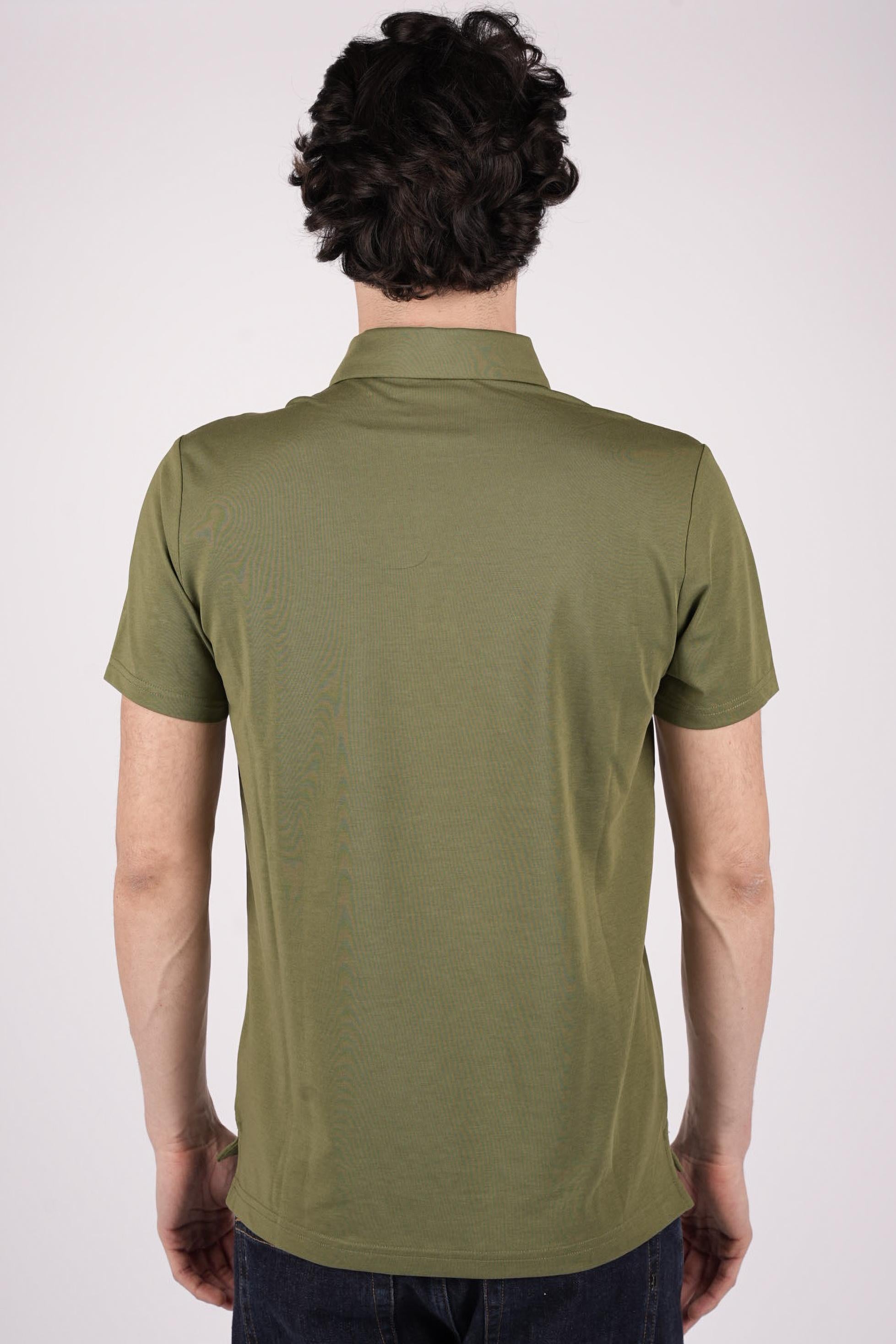 Polo in piqué di cotone stretch  mezzola 02 PEU5471 471 PEUTEREY 