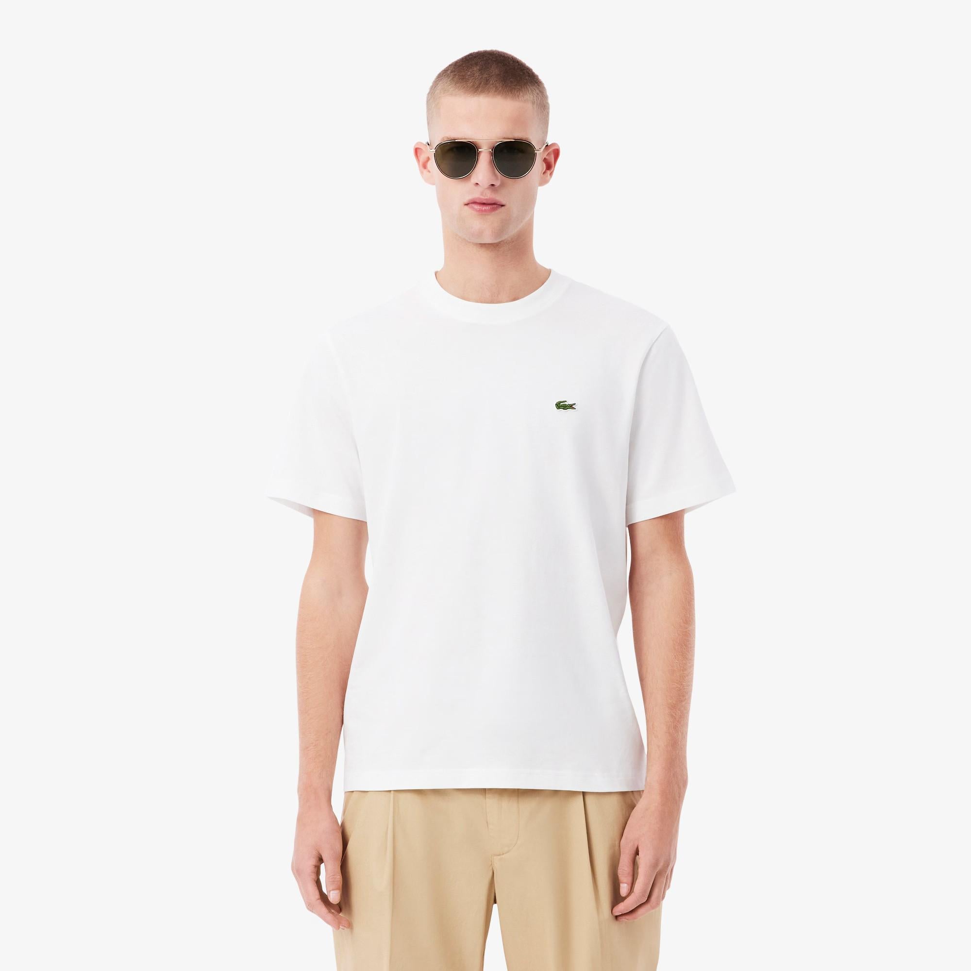 T-shirt in cotone TH7318 001 LACOSTE 